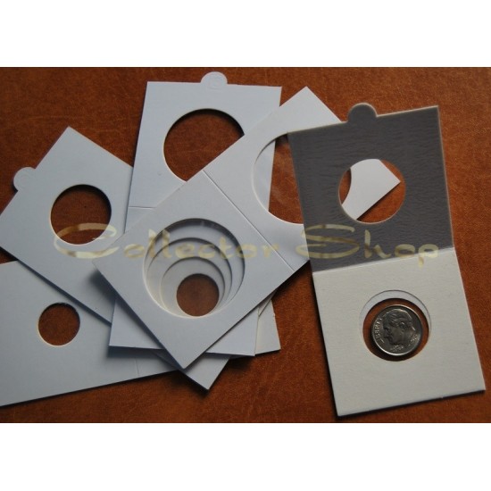 100 COIN HOLDERS - 15 mm size