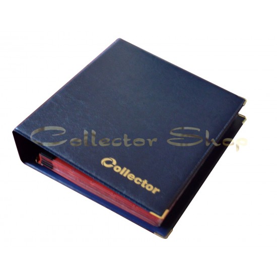 Collector Coin Album for 200 Medium Coins 50p £1 £2 Book Folder Capacity Blue