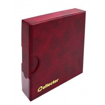 Red Coin Album IN CASE - THICK for 280 Medium Coins 50p £1 £2 Collector