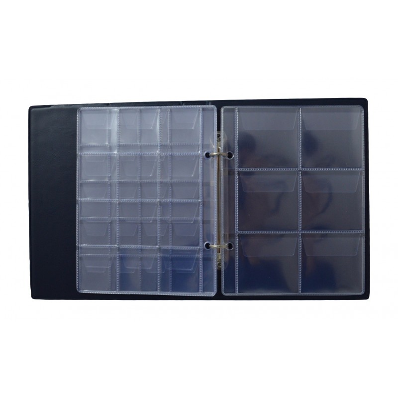 Blue Small Collector Coin Album for 126 Mix Sizes Coins Folder Book ...