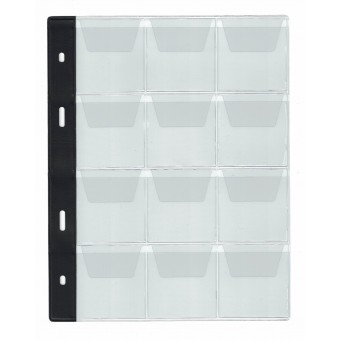 10 pages for coins album - 46x50mm - TYPE 12