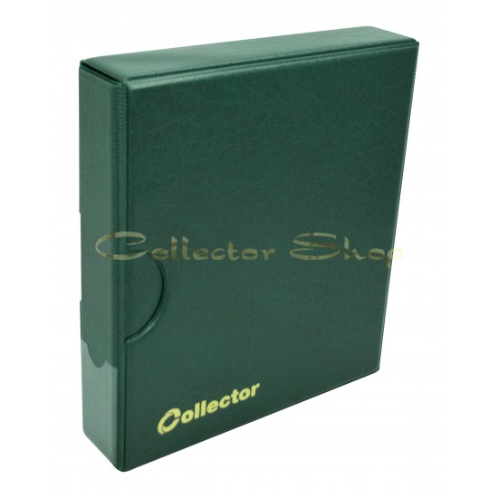 Green Coin Album IN CASE 200 Medium Coins 50p £1 £2 €1 €2 Collector 
