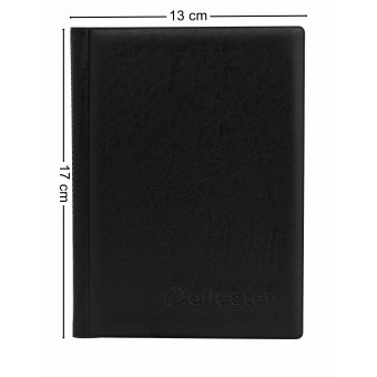 Black COIN ALBUM for 108 mix size coins small medium large COIN BOOK FOLDER