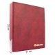 Red Coin Album for 200 Medium Coins 50p £1 £2 Book Folder Capacity Collector/2