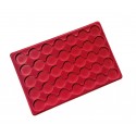 Red Coin Tray for 35 Coins in Capsules with Transparent Cover Space 37mm /PO35