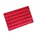 Red Coin Tray for 40 Coins in Capsules with Transparent Cover Space 32mm /PO40