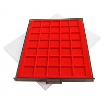 Coin Box Drawer Tray for 30 Coins - 38mm square holes - best storage system /6