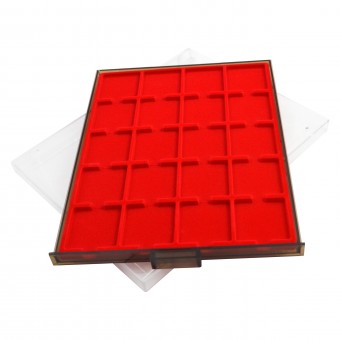 Coin Box Drawer Tray for 20 Coins Self Adhesive Holders - 50mm 2x2" /12