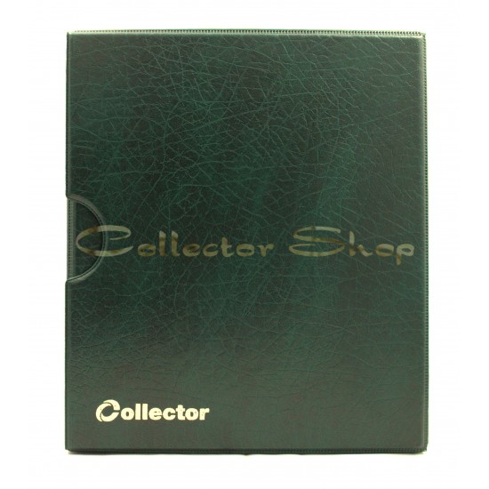 BANKNOTE ALBUM + CASE (NO PAGES) GREEN