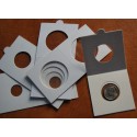 100 COIN HOLDERS - 20 mm size